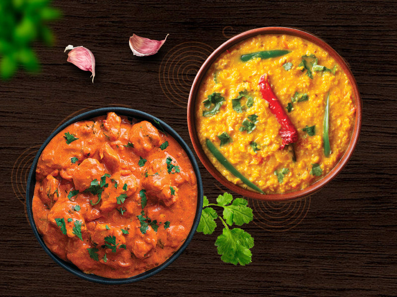 Butter Chicken and Tarka Daal