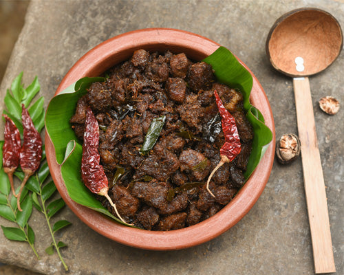 Beef Ularthiyath (Beef Coconut Fry)