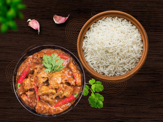 Mutton Curry with Basmati Rice